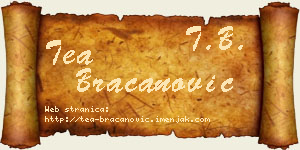 Tea Bracanović vizit kartica